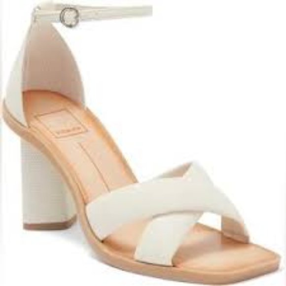 Dolce Vita Shoes - Dolce Vita  Farah Ankle Strap Sandal, Ivory  Women Size 10 & 11  NIB